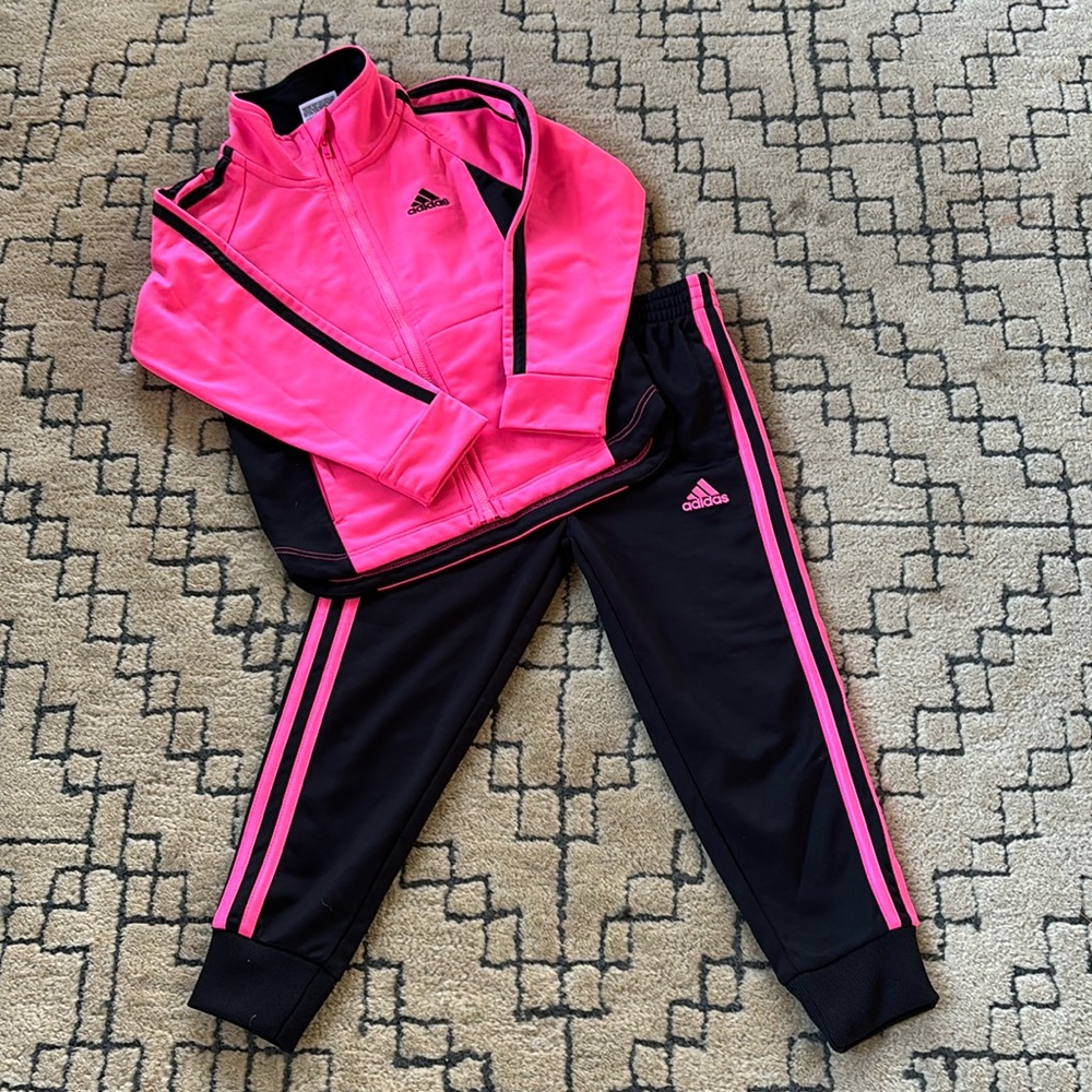 Girls Adidas Track Suit Size 4